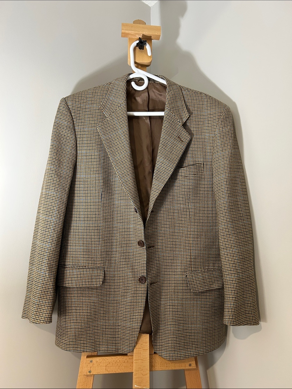 VINTAGE 90s Made in Italy 100% Wool Blazer by Andrea Ardenti US 40 (Men’s M)
